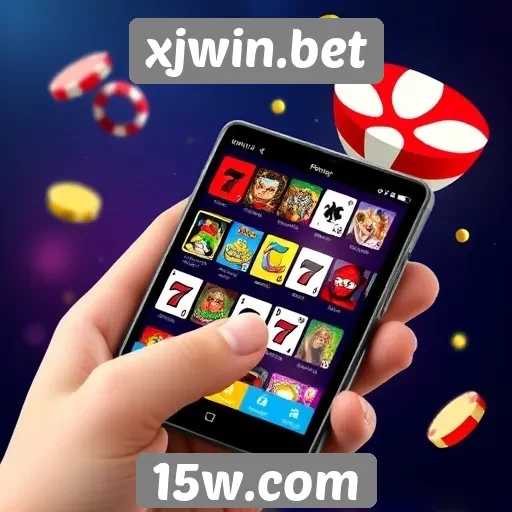 A experiência móvel no site xjwin.bet