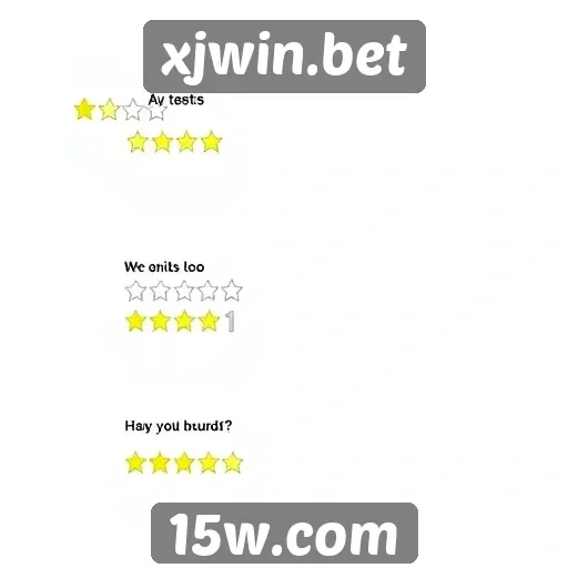 Avaliações de usuários sobre xjwin.bet